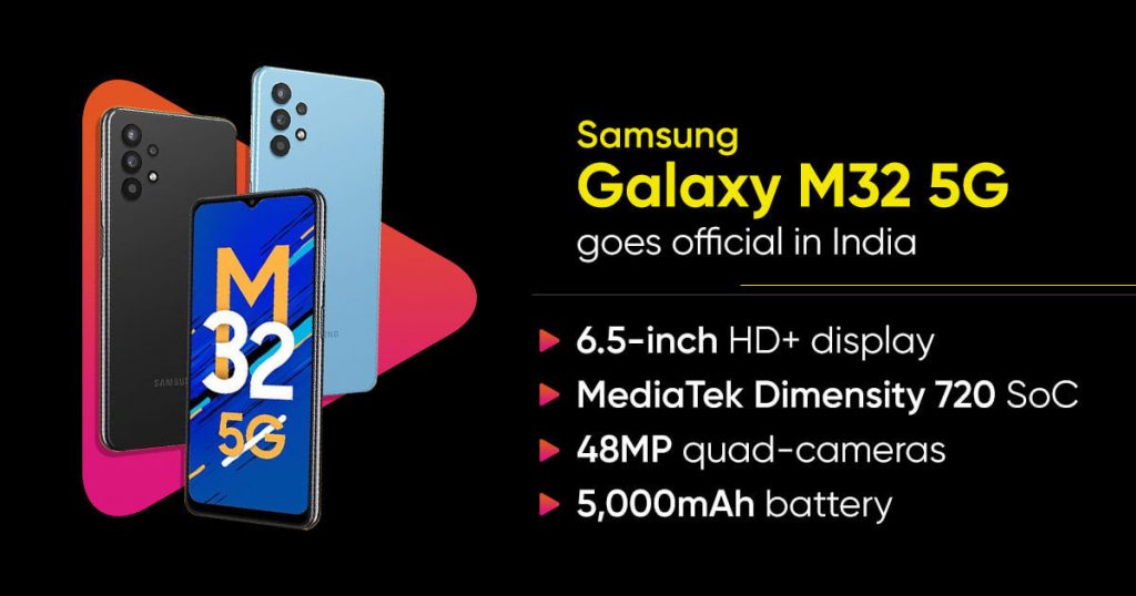 Samsung Galaxy M32 5G Price In India - TechoFlix.com